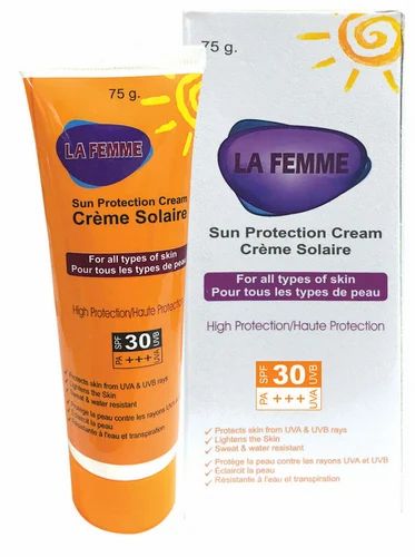 La Femme sun cream, Pack Size: 75 GM