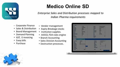Java Centralized Version Medico Online SD - Pharma ERP, Service Location: Pan India