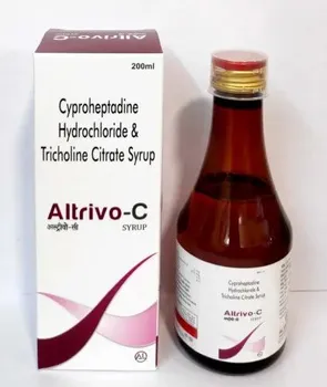 ALTRIVO C Cyproheptadine Hydrochloride With Tricholine Citrate, 200 ML, Prescription