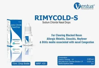 Rimycold S Sodium Chloride, Packaging Type: Bottle, Packaging Size: 10 ml