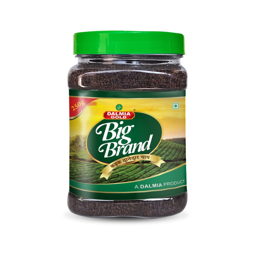 Round Dalmia Gold Big Brand Tea -250gms ( Jar )