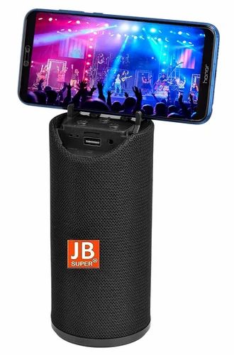 Black JB Super Bass Portable Wireless Bluetooth Speaker