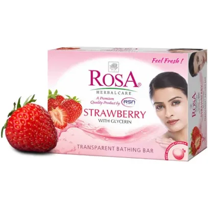 Herbal Strawberry Glycerin Soap 100 gm