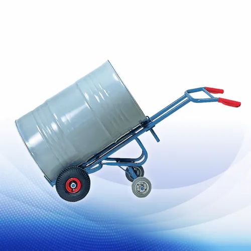 SUWAS Mild Steel Drum Lifting & Handling Trolleys, Loading Capacity: 300 Kg, Model Name/Number: SU-DT-008