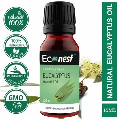 PURE ECONEST EUCALYPTUS ESSENTIAL OIL, For Cosmetic, 100 ML