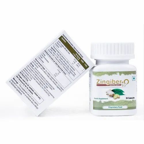 Ginger Capsules Zingiber O Capsules, Prescription