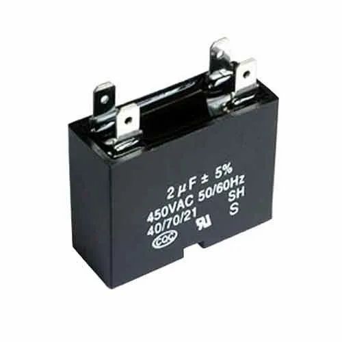Standardized Ceramic Square Type Fan Capacitors, For Air conditioner/Motor, Through Hole
