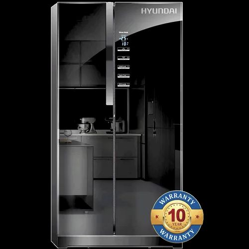 Stainless Steel Hyundai 535 Ltr Side By Side Refrigerator
