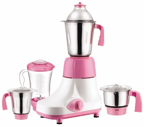 Asian Pink Mixer Grinder 4 Jar, 501 W - 750 W