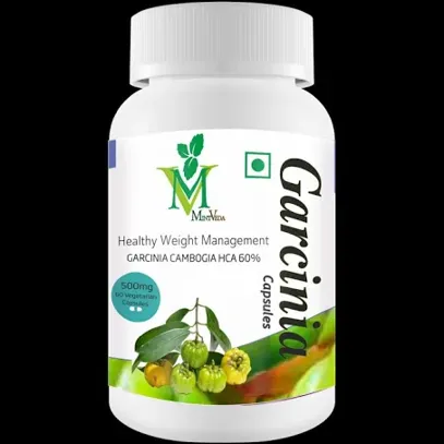 Mint Veda Garcinia Combogia Capsules For Fat Burner - 100% Plant Based (Available in 60 Caps, 120 Caps, 180 Caps) 60 Caps By Cora Health