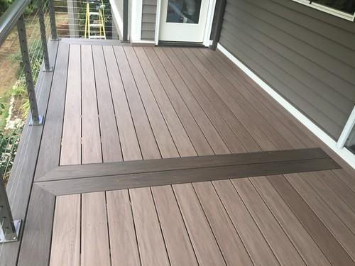 Plaswood Brown PVC Home Deck Board, For Furniture, Size: 8" x 4"