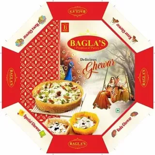 Bagla's Restaurant Pure Desi Ghee Bagla's Ghewar, Packaging Size: 1 Kg