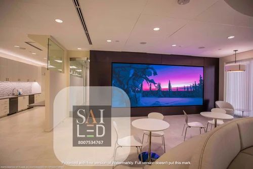 Square Wall Mounted P2 Indoor Led Screen, Dimension: Custom
