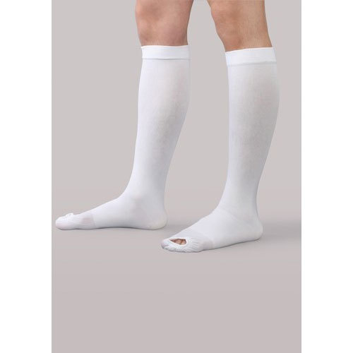 Schreiber White High Knee Socks