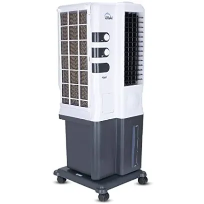 HAVAI Opal Tower Air Cooler - 20L, White and Dark Grey