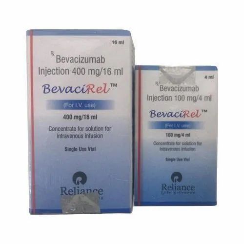 Reliance Life Sciences BevaciREL 100 mg, Storage: 2 - 8 C, Packaging: Injection