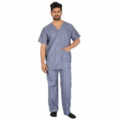 Saraf Cotton Surgeon Scrub Suit, Size: S-XL