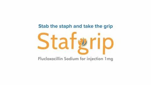 Lyophilized Powder Flucloxacillin Sodium Stafgrip, For Hospital, Treatment: Mssa