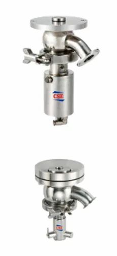 Clamp Or Weld End Cse Manual And Auto Control Tank Valve, Size: Upto 3"