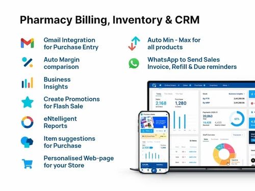 Online/Cloud-based Pharmacy Billing Software, For Windows, Free Download & Demo/Trial Available