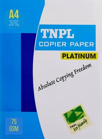 TNPL Platinum Copier - 75GSM, GSM: Less than 80 , for Xerox