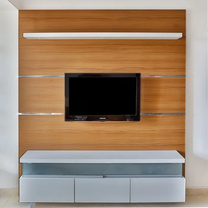 Wooden TV Wall Unit