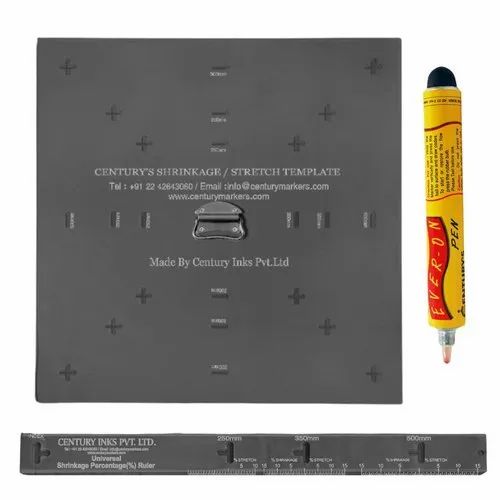 Century Shrinkage Template & Scale, Grade: Manual