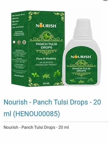 India Panch Tulsi Drops, Packaging Type: Packet, Packaging Size: 20 Ml Per Piece