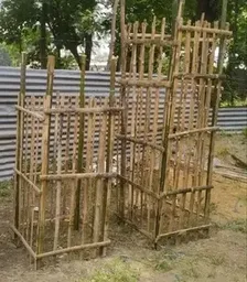 Natural Bamboo Gabion Box, Size: 2feet To 4 Feet