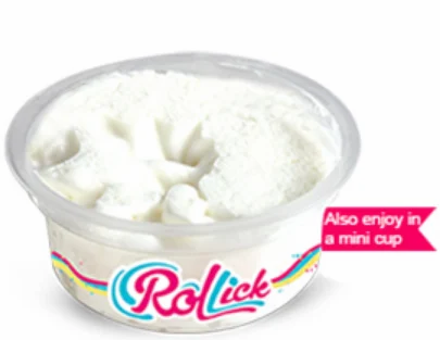 Rollick creamy vanilla ice cream, Packaging Type: Cup
