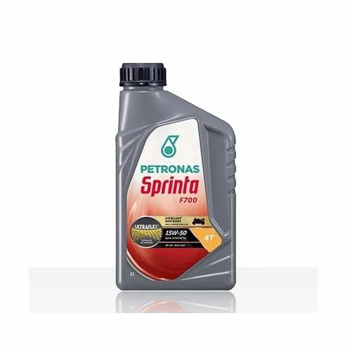 Petronas Sprinta F700 15W-50 Motorcycle Engine Oil, Packaging Type: Bottle