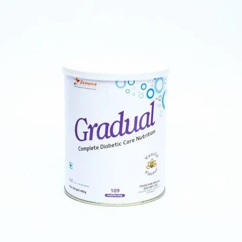 Gradual :Diabetic Nutritional Supplement, Zenova Bio Nutrition, Packaging Type: Cylindrical Tin