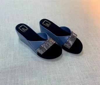 Women Party Wear And Casual Blue Beauty Shoes