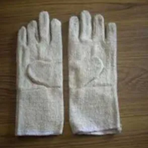 Male White Asbestos Hand Glove