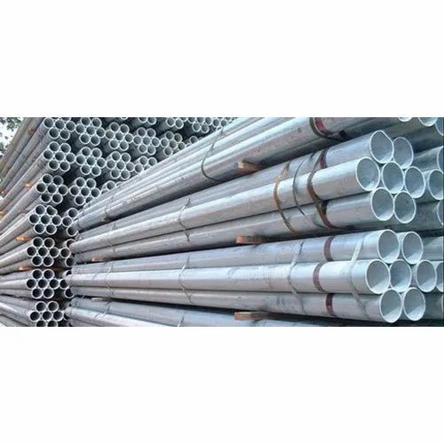 Jindal / TATA Galvanized Round Pipe, Unit Pipe Length: 6m