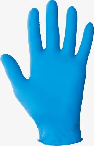 Non-Powdered Blue Disposable Nitrile Gloves, Size: Medium, Model Name/Number: 8304pf