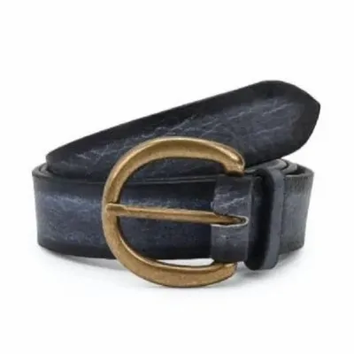 Jhanji Exports Black Leather Belts For Men