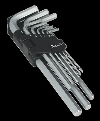 Hex Key Set 9pc Long Metric