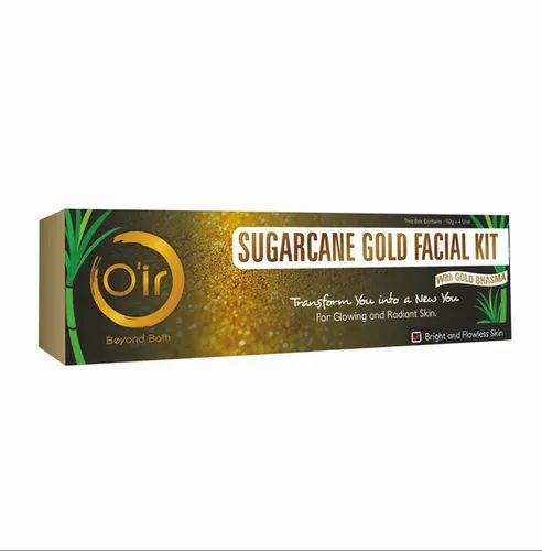 Cream Sugarcane Gold Facial Kit, For Face