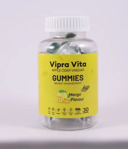 Vipravita Apple Cider Vinegar Gummies, Bottles, Packaging Size: Pack Of 30