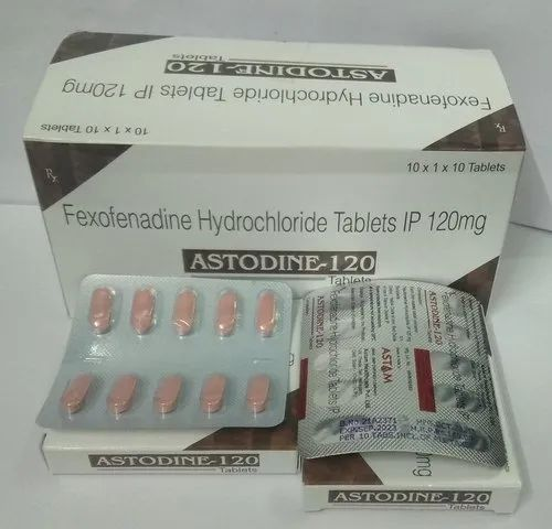 Astodine-120 Fexofenadine Hydrochloride Tablets IP, For Hospital, ASTAM