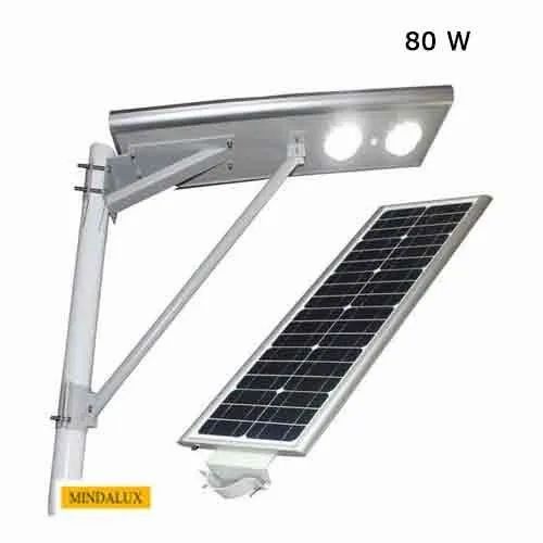 80 W Fully Integrated All In One Solar LED Street Light