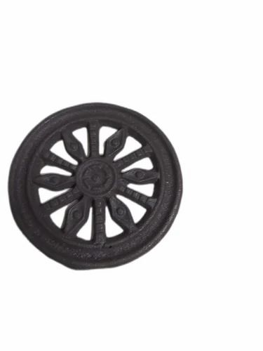 Black Medium Pressure Wheel Cast Iron Casting, For Used in gate grill