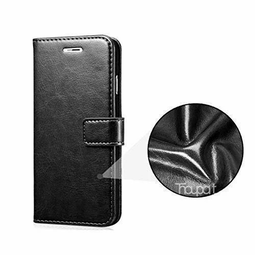 Black Leather Lenovo K8 Note Flip Cover