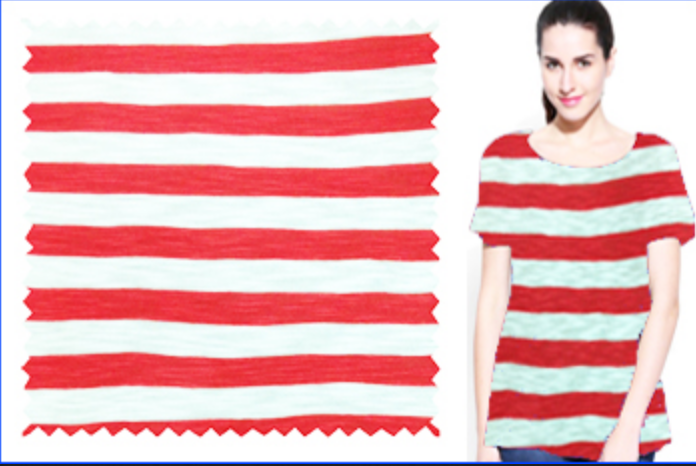 Stripes Single Jersey T Shirt