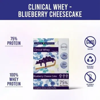 Clinical Whey Blueberry Cheesecake, 7 Sarched, Non prescription