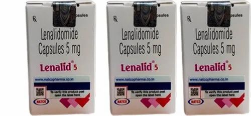 5mg Lenalid Lenalidomide Capsule, Natco Pharma, 30 Capsules