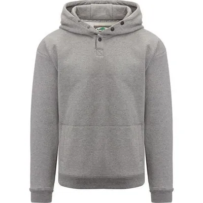 Grey Large and Medium Men's Pullover Hoodie