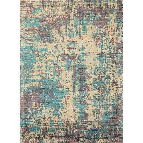 Rectangle Printed Wool Indain Handwoven Rugs for Home, Size: 4x6 Ft