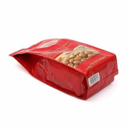 Printed Glossy Side Gusset candy pouch, Heat Sealed